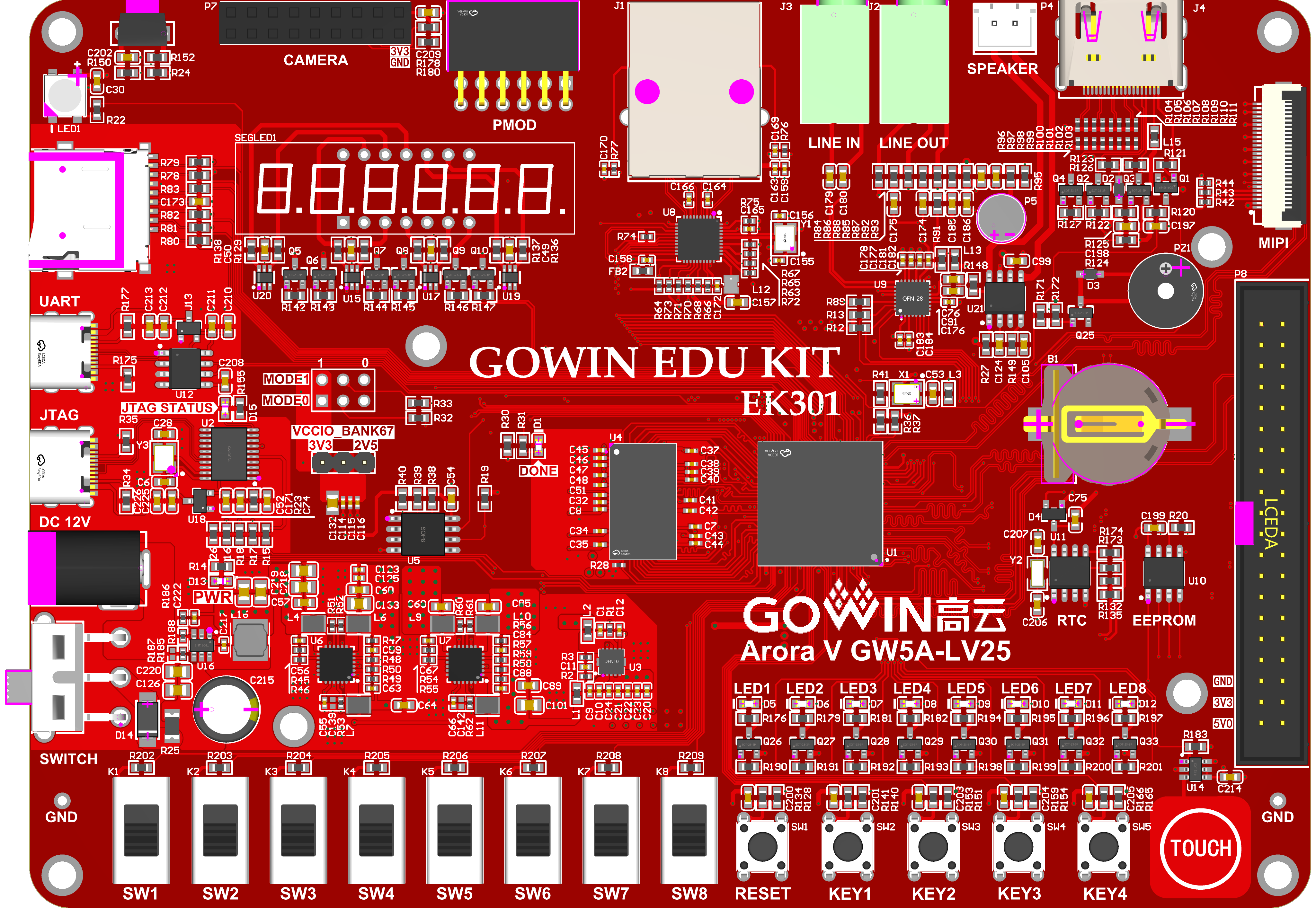 EK301 FPGA 开发板