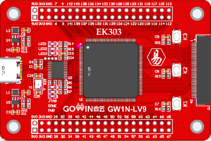 EK303 FPGA 开发板